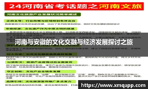 河南与安徽的文化交融与经济发展探讨之旅